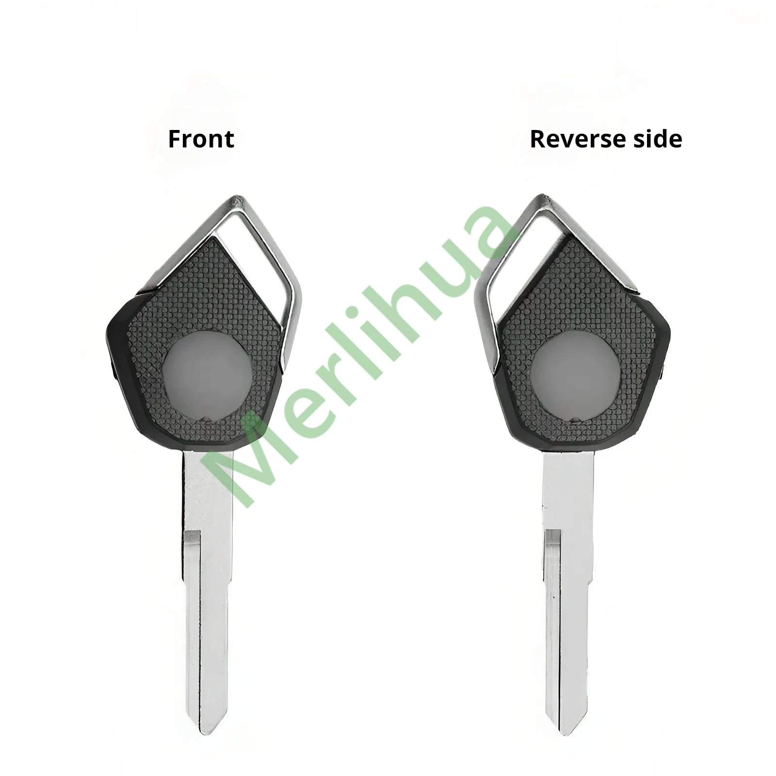 motorcycle key, suitable for: Kawasaki H2 H2R Z800 Z900 Z1000 ZX6R ZX10R motorcycle key embryo(Can install chips)