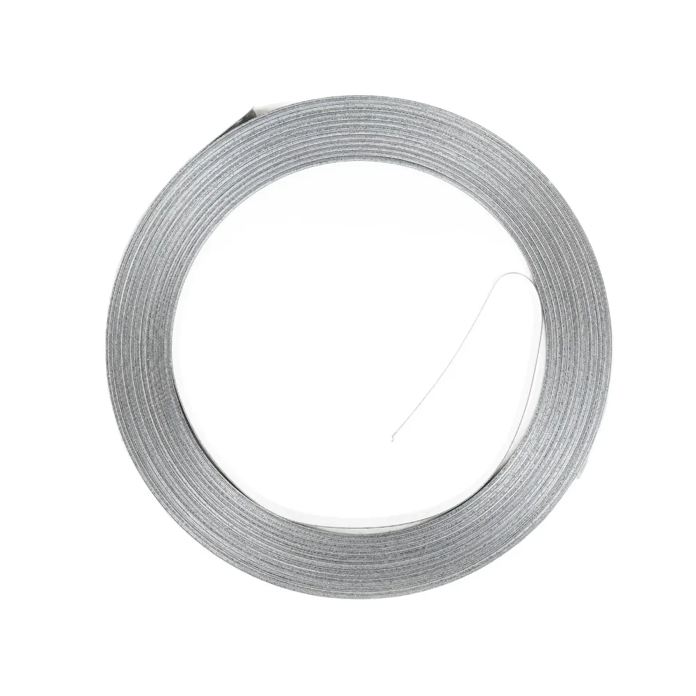 Aluminum Embossing Label Tape Non Adhesive Practical Manual Embossing Tape Embossing 12mm Width Aluminum Embossing Tape