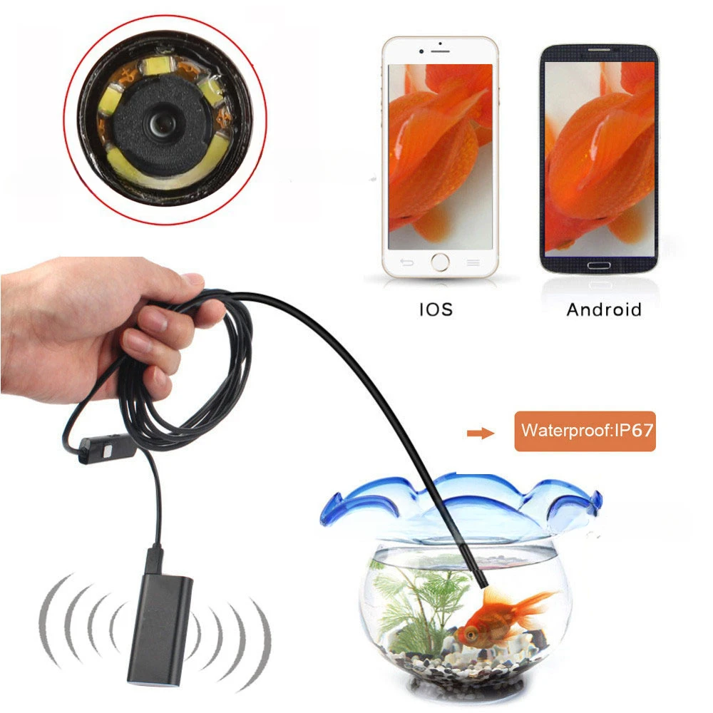 Android Apple WiFi phone endoscope diameter 5.5/8/9mm