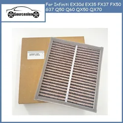 B7277-1CA0A B72771CA0A B72771CA1A Pollen Air Conditioner Filter for Nissan Infiniti EX30d EX35 FX37 FX50 G37 Q50 Q60 QX50 QX70