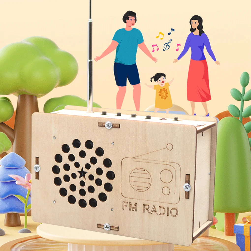 DIY FM Radio Model Student Science Education Scientific Training Experimental Equipment Steam Toys