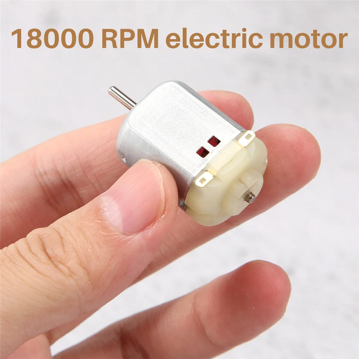 Mini moteur électrique DC 1.5V-3V, 18000 tr/min, jouet de bricolage