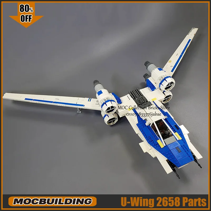 

Фильм Сцена MOC Строительный Блок U Модель Крыло Starfighter Технология Кирпичи DIY Сборка Коллекция Космический корабль Игрушки Рождественские подарки