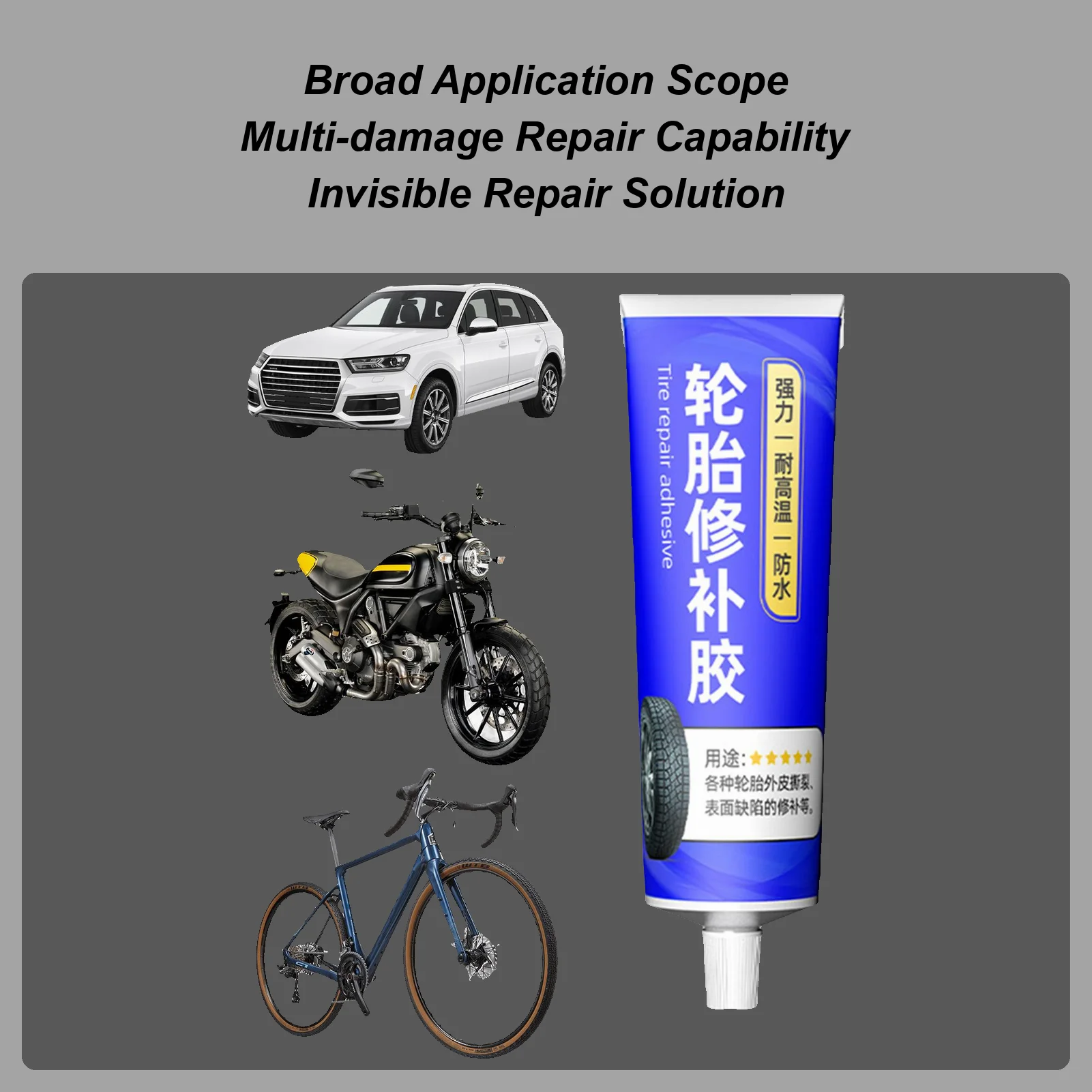 

Клей для ремонта шин, 50 мл, клей-герметик для обслуживания шин, склеивание для велосипеда, мотоцикла, грузовика, прицепа, автомобиля, ежедневно