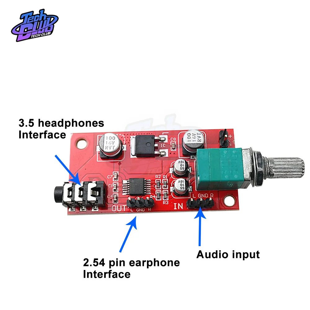 Headphone Amplifier Board Max4410 Miniature Amplifier Can Be Used As Power Amplifier Preamplifier Instead Of NE5532