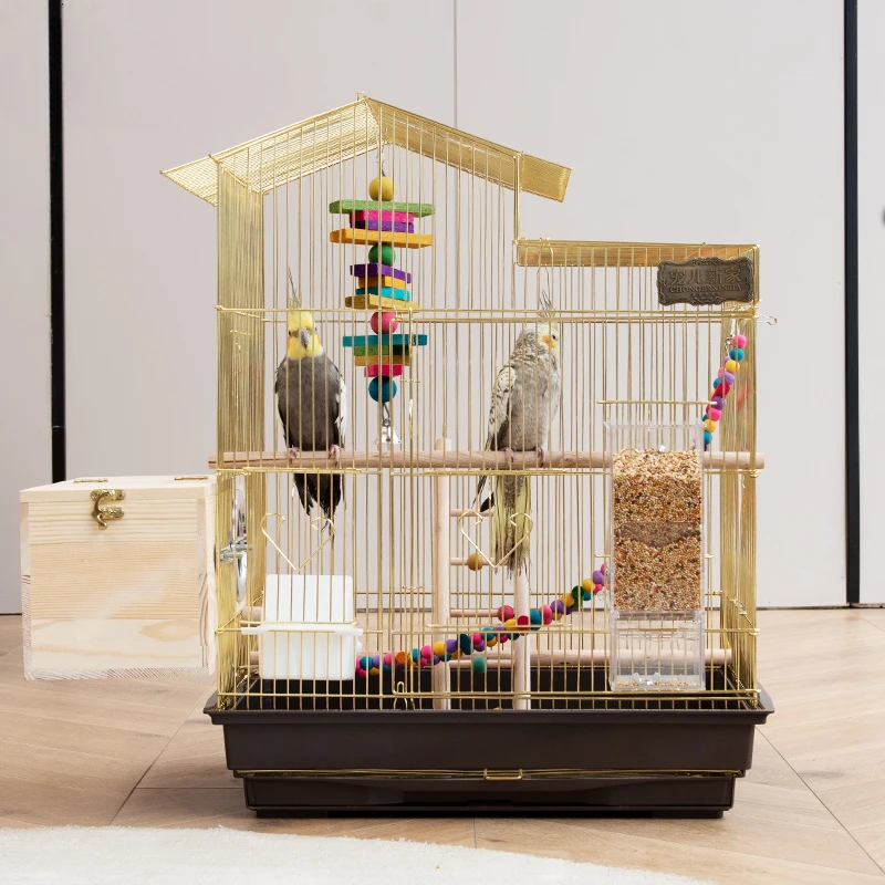 

Lovebird Small Bird Cages Vintage Hamster Transport Metal Bird Cage Shelter Pigeons Nido Para Pajaros Birdhouse Garden Birds