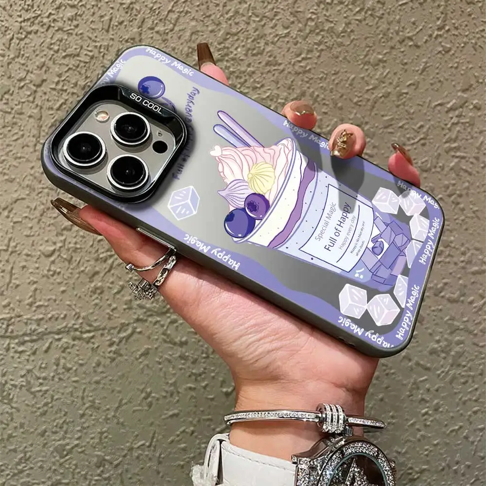 Case For Tecno Spark Go 2024 2023 2022 2020 2021 Spark 6 Go 20C 20 Pro Plus 8C 9 10C 10 Pro KE5 Silver IMD Phone Cover Casing