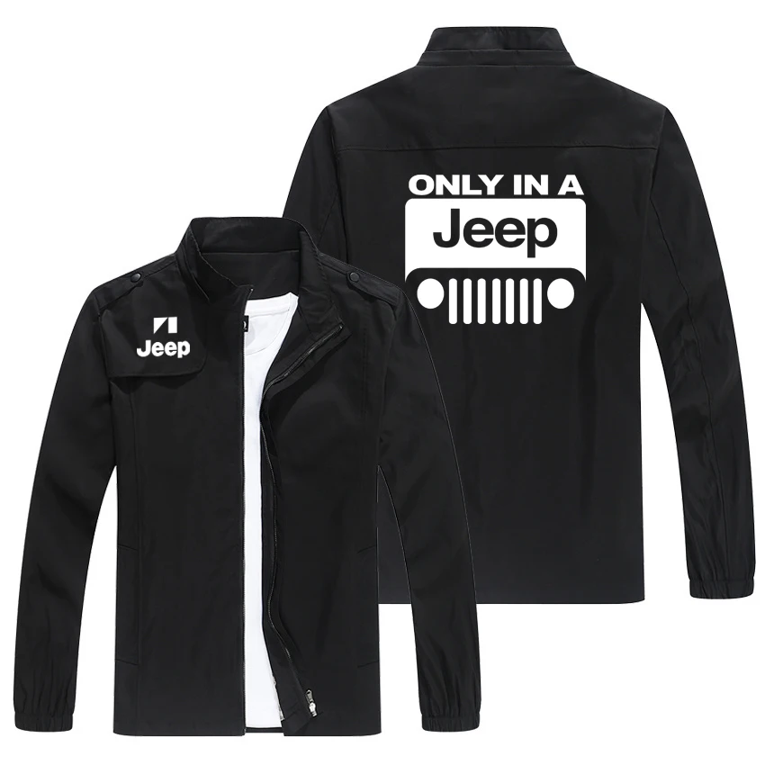 

Куртка American Pilot 2026 года - тонкая версия в спортивном стиле с логотипом JEEP - мужская куртка больших размеров для весны и осени