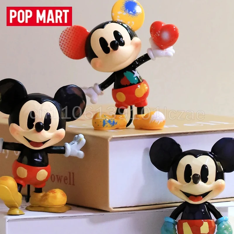 

POP MART Blind Box Disney Mickey Boundless Creativity Series Mystery Box Genuine Guess Toys Bag Ornament Figurines Home Decor