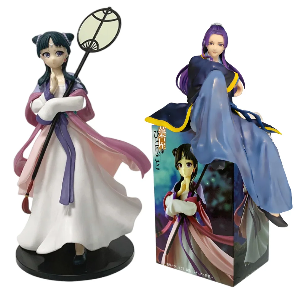 Figurka Anime The Apothecary Diaries Maomao/Jinshi, 15-19 cm, Model Akcji, Statuetka PVC, Ozdoba na Biurko, Kolekcjonerska Zabawka, Prezent Niespodzianka