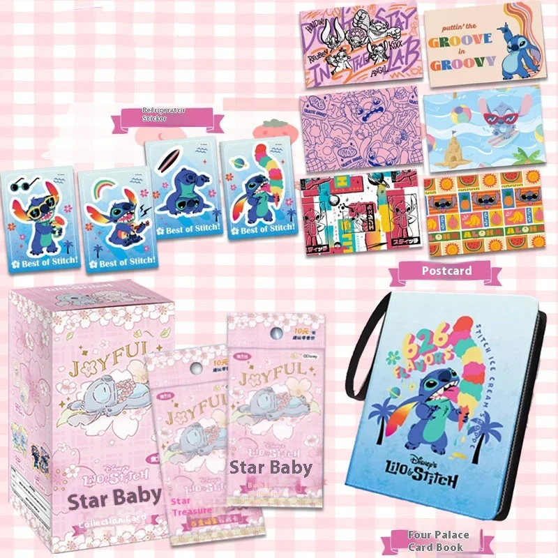 Disney Interstellar Baby Wszechstronna kolekcja Stubborn Family Card Stitch Pocztówka dla dzieci Losowe pudełko z niespodzianką