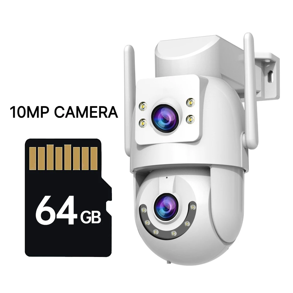 Jooan 4K 8MP HD Wifi PTZ Kamera Outdoor 5G Wifi Dual Objektiv Sicherheit IP Kameras 5X Zoom AI Tracking ONVIF CCTV Überwachungs Kamera