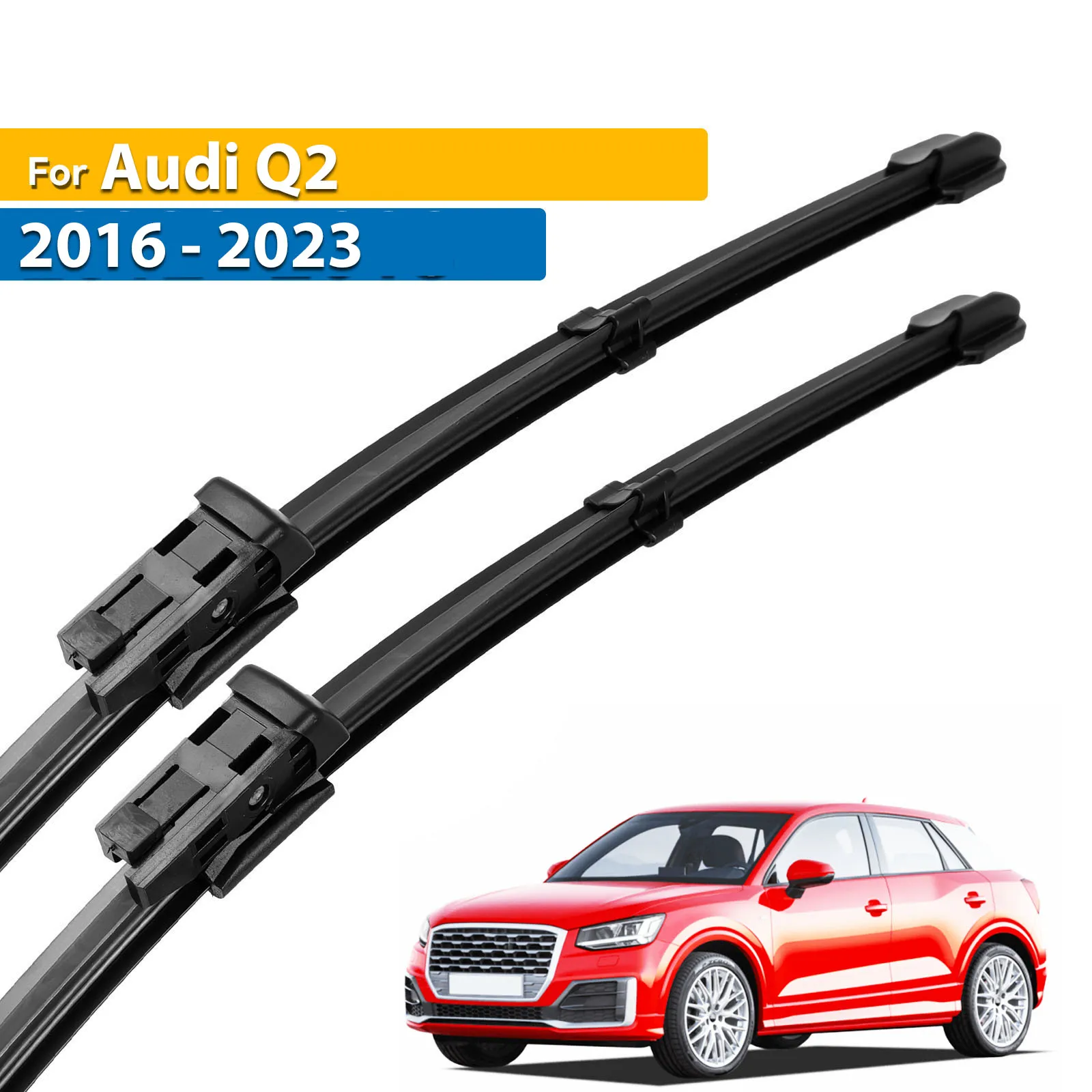 

Erick's Wiper LHD Front Wiper Blades For Audi Q2 2016 - 2023 Windshield Windscreen Clean Window Car Rain Brushes 24"+19"