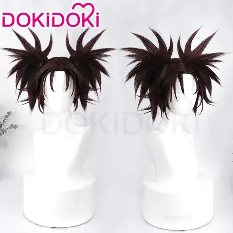 Chosoo peruka anime peruka do cosplay DOKIDOKI mężczyźni 35cm brązowe włosy Choso cosplay żaroodporna peruka cap