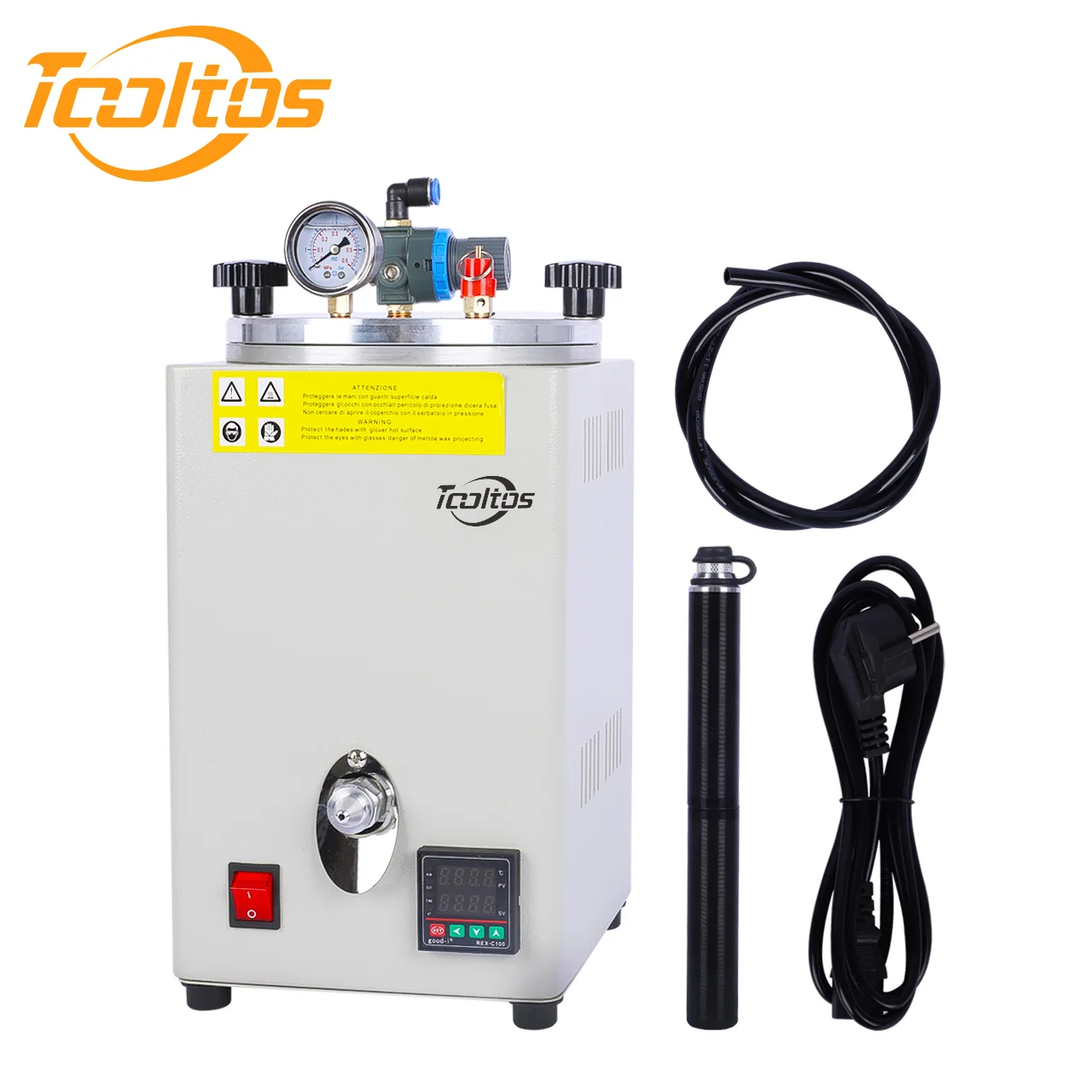 Tooltos Digital Control Wax Injection Machine with Manual Air Pressure Adjustment - Essential Jewelry Making Tool for Wax Moldin