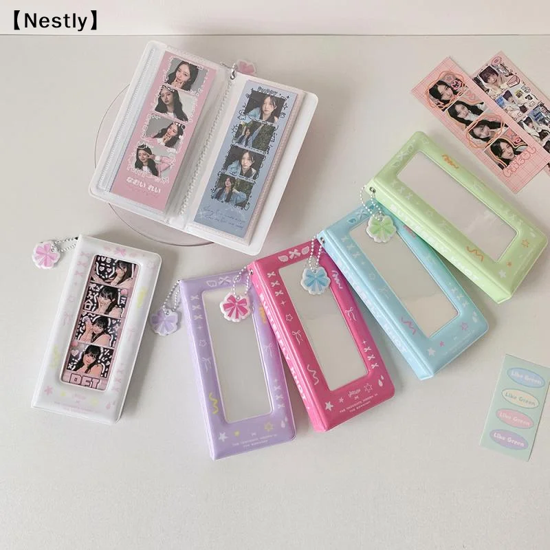 Multicolors Photo Booth Frame Photo Booth Album For 2x6 Inch Photo Strips Album 20 Pages 40 Photos〔Nest〕