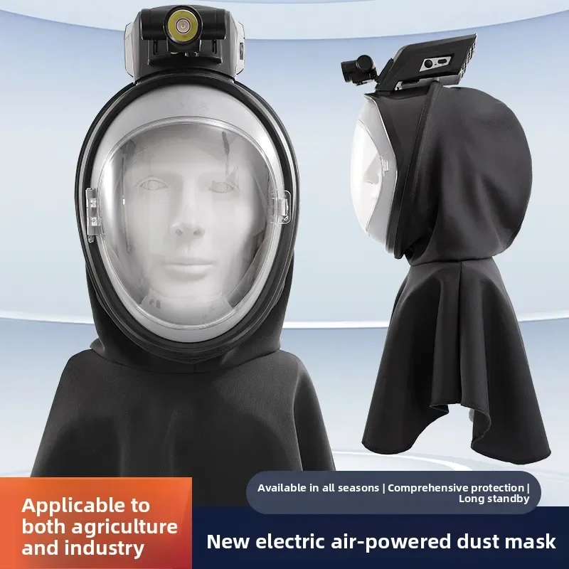 

DurableDust Mask Mask Electric Air Supply Fully Enclosed Harvester Industrial Dust Dust Mask With Fan