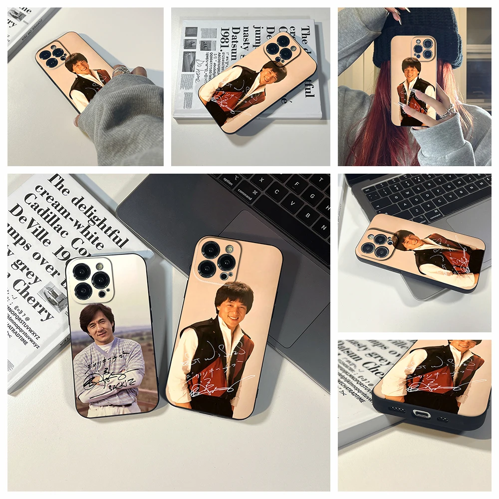 International Superstar Phone Case FOR IPhone 13 12 11 Pro 8 7 Plus X 14 SE XR 12 13 Pro Mini XS MAX Design Jackie Chan Covers