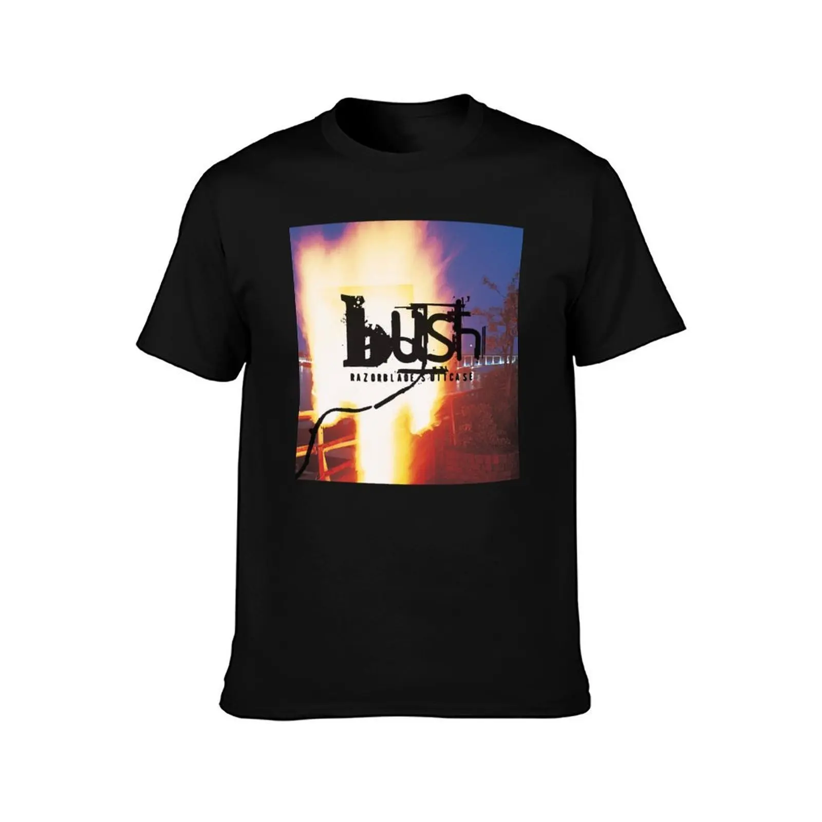 تي شيرت رجالي قطني مطبوع كاجوال تي شيرت للرجال تي شيرت حقيبة قمصان للرجال Razorblade