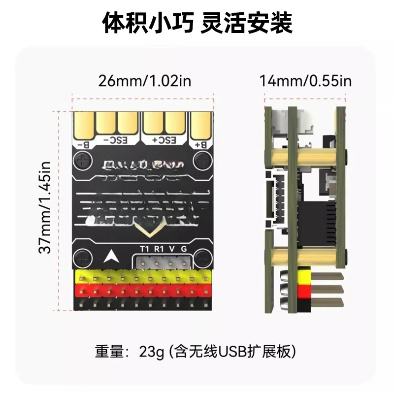 

Customizable APP Flight Control MINI Fixed Wing Small Size FPV Model