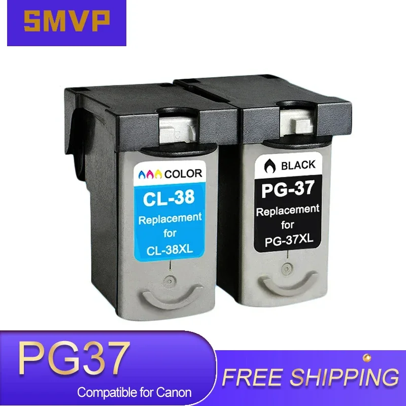 PG-37 CL-38 Ink Cartridges for Canon PG37 CL38 PIXMA MP140 MP190 MP210 MP220 MP420 IP1800 IP2600 MX300 MX310 printer