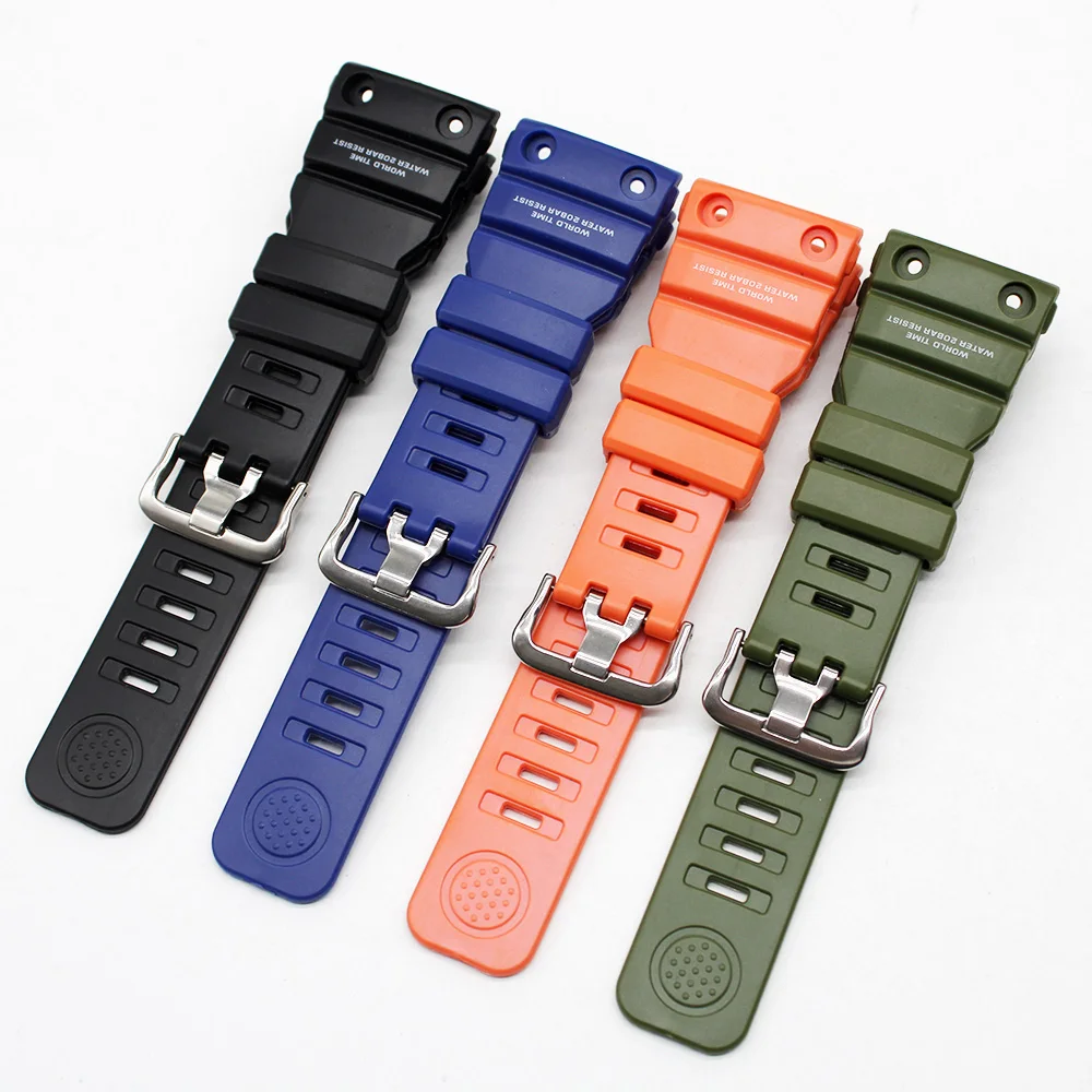 Correa de reloj para GN1000 GN-1000, correa de reloj de resina suave con hebilla, correa impermeable