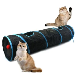 Black Direct Cat Passage Cat Tunnel Runway Cat Drill Rolling Earth Dragon Pet Cat Toy Supplies