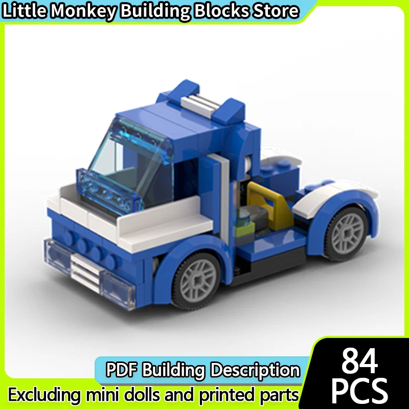 

Speed Racing Car Model MOC Building Bricks Classic Transport Truck Modular Technology Children Holiday Gifts Assemble Toys Suit