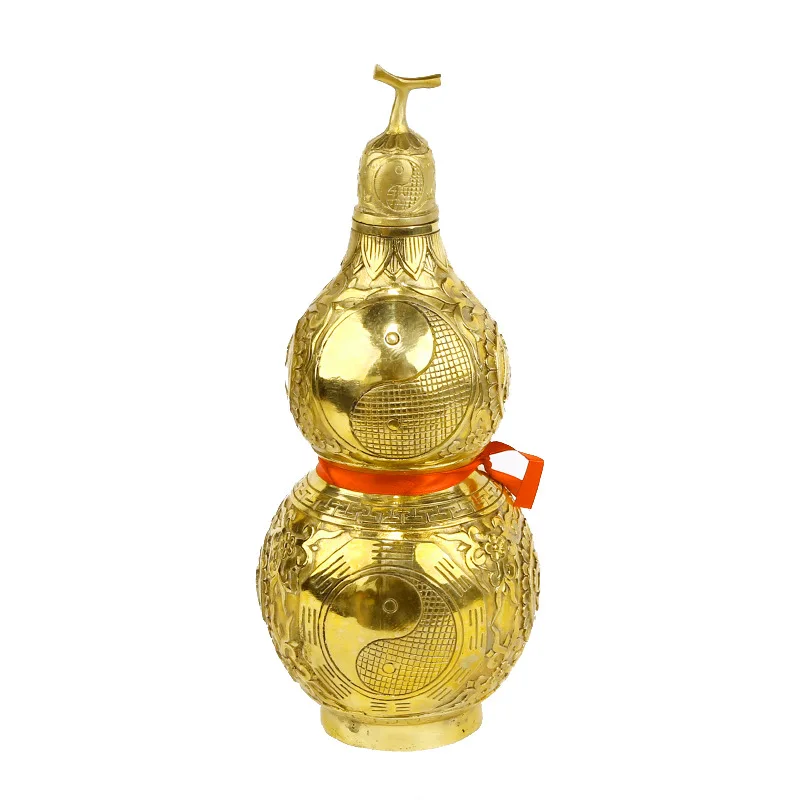 Golden Multi-Dimension Bagua Pure Copper Metal Hoist Arrangements Pure Family Company Public Decoration Crafts