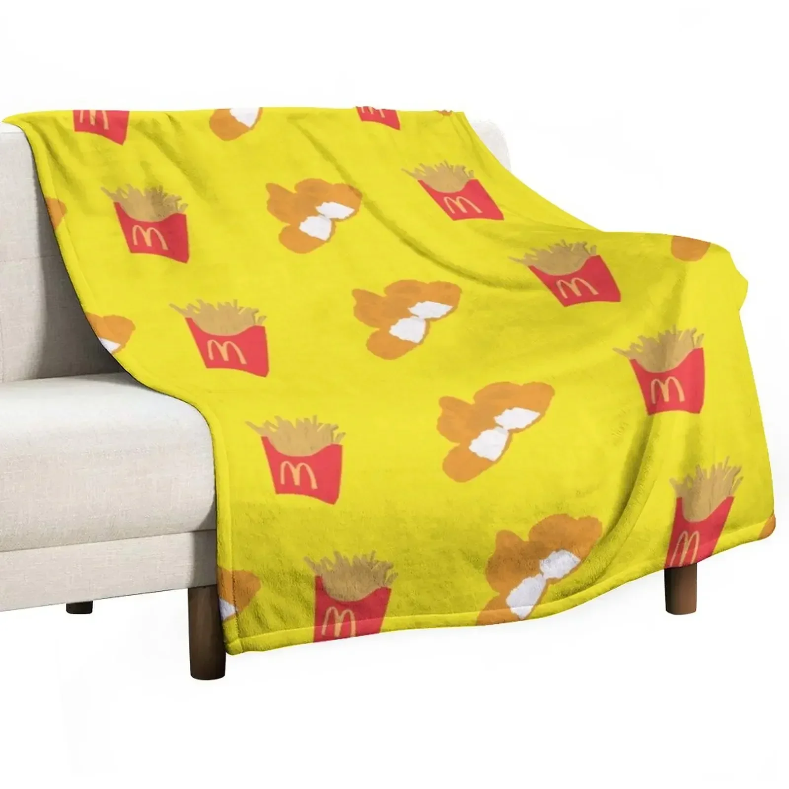 Nugz n Fries Throw Blanket blankets ands For Baby warm for winter Blankets