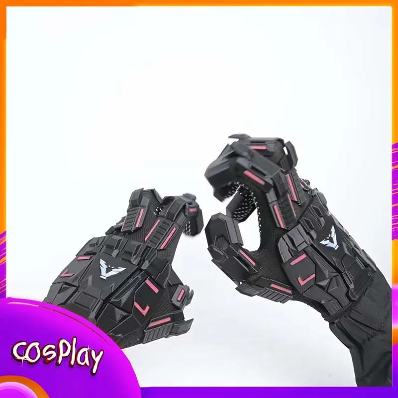 

Киберпанк-тактические перчатки, механические перчатки-броня, научно-фантастические костюмы для косплея, для вечеринок на Хэллоуин, карнавалов, подарок для взрослых