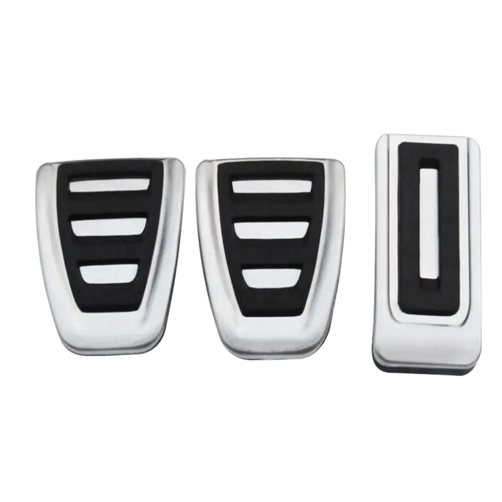 Stainless Steel Car Pedals Accelerator Gas Foot Brake Pedal Pad Cover for Volkswagen VW Multivan T5 T6 Caravelle T6 Accessories