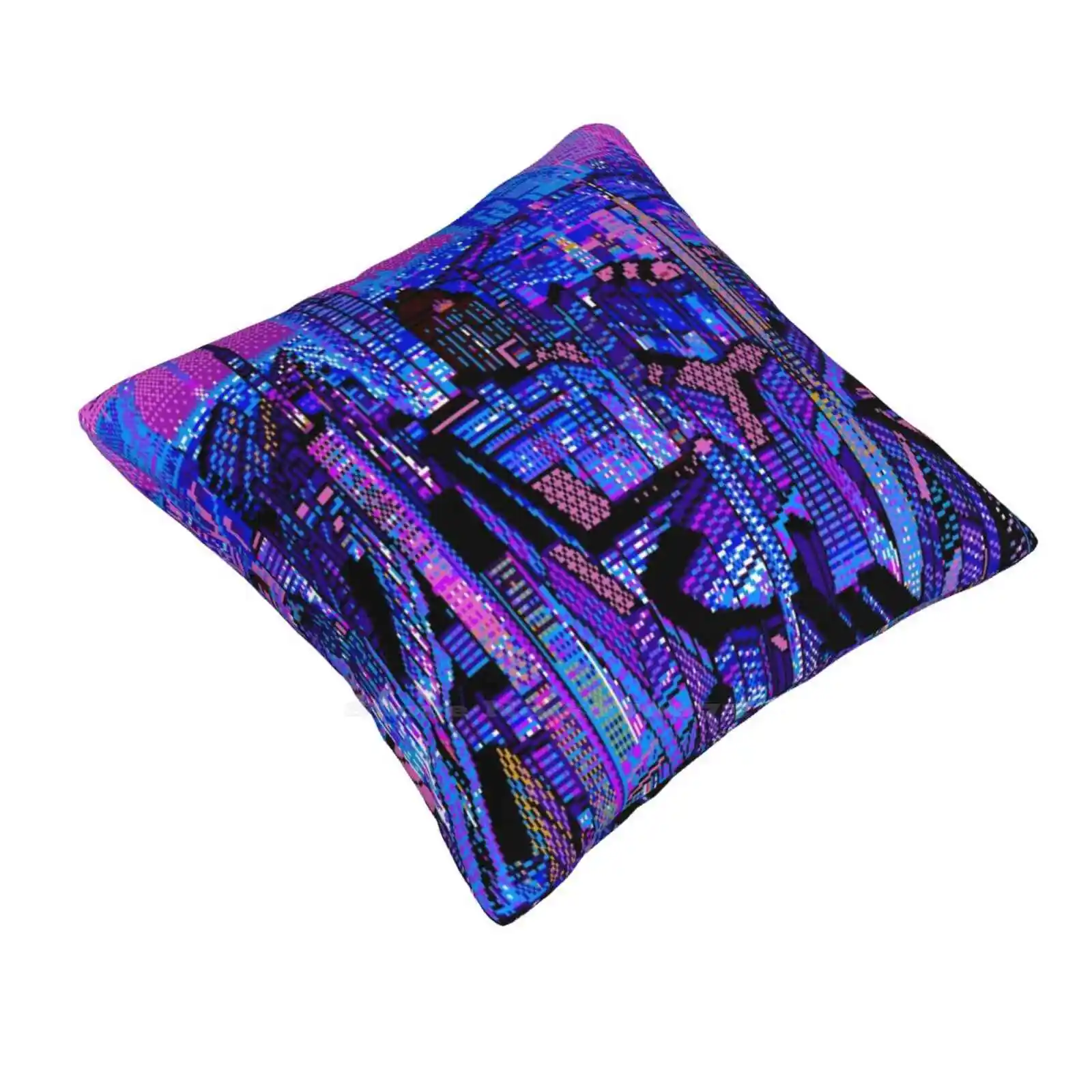 City Pillowslip Pillowcase Art Tumblr Art Aesthetic Cool Art Design Future 1980s Hotline Miani Hotline Miami 2 Time Vape