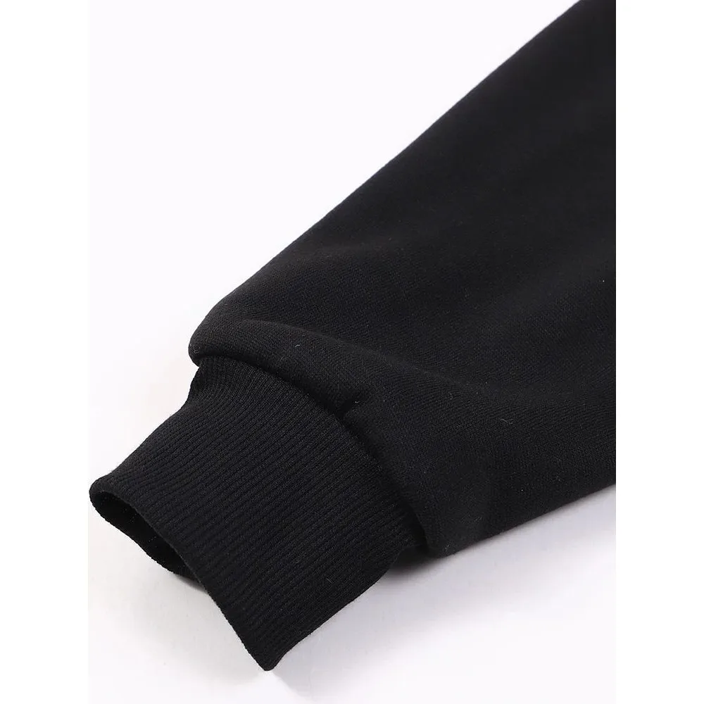 작은 것들을 즐기세요 레터 프린트 스웨트셔츠 여성용 가을 린넨 니트 탑 편안한 캐주얼 패션 여성복