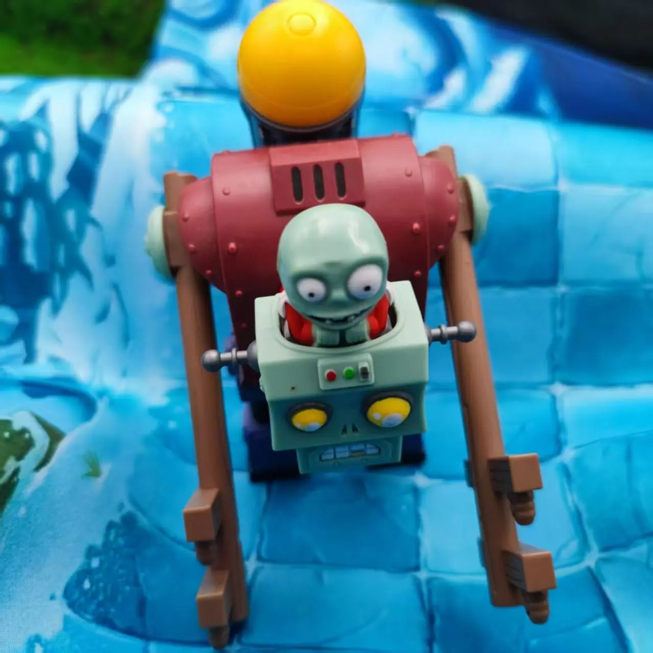 Plantas vs. Zombies Juego de zombis gigante Muñeca para una sola persona Modelo de juguete - Muñeca recargable - Sun God Cowboy Zombie Toy