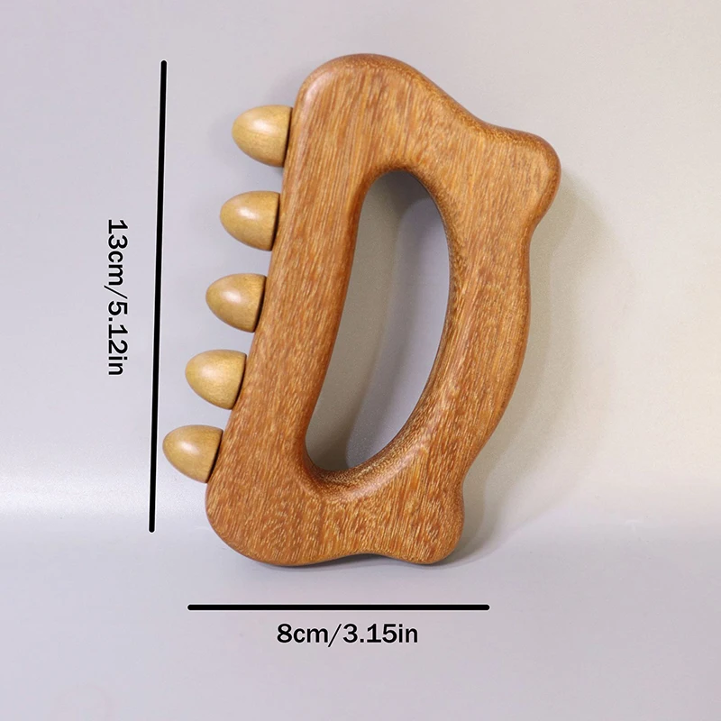 Wood Therapy Massage Board Lymphatic Drainage Wooden Massager Abdomen Meridian Brush For Body Sculpting Cellulite Reduction