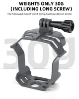 Sports Camera Bracket Adapter Mount for  3/3 Pro/3 Classic Adapter for GoPro 10 8 Action 2 Holder 1/4 Screw for Insta360 X3