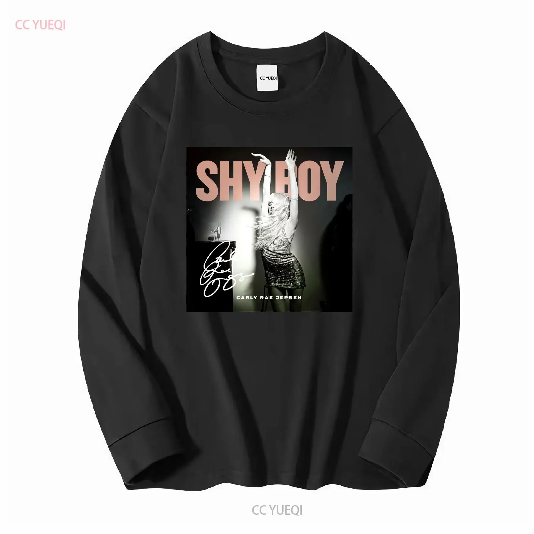 New Popular Carly Rae Jepsen Shy Boy For Fans All Size T Shirt 1N1551 long sleeves vintage Washed Stretched Stylish Breathable
