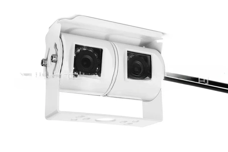 White double bus camera truck bus high definition night vision infrared camera waterproof high definition dual camera