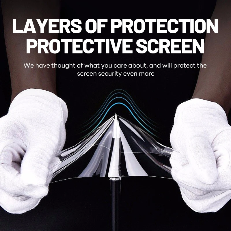 TUOLI TL-058 TPU HD película de hidrogel Universal Protector de pantalla curvo recto mate privacidad esmerilado protección máquina cortadora