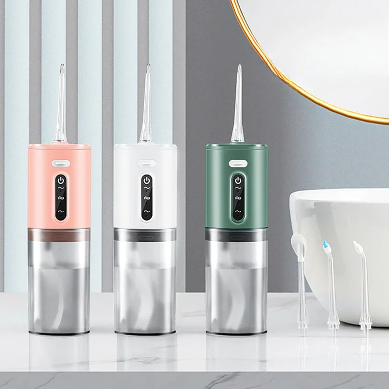 Detachable Household Electric Toothbrush Stone Pulse Dental Floss Handheld Portable Oral Cleaning Long Battery Life