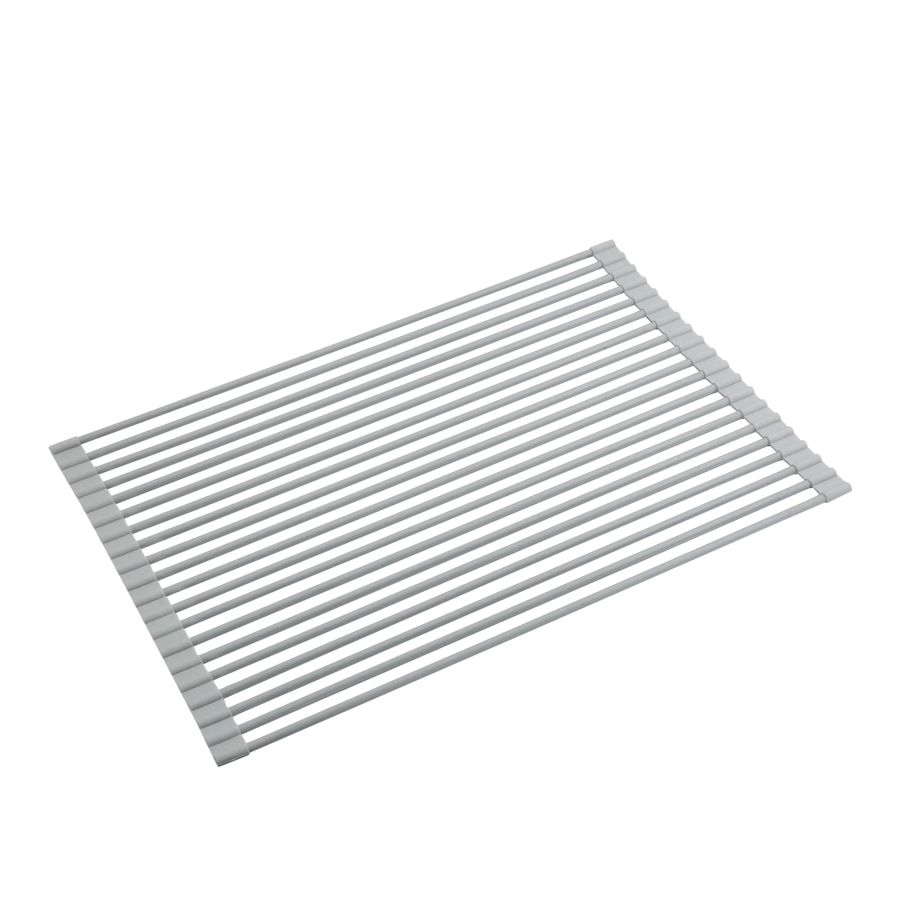 Свернутый коврик для сушки посуды, сухие блюда или слив фруктов и овощей