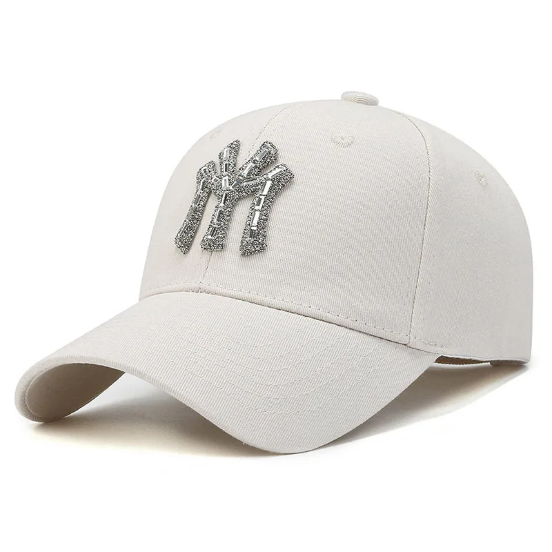 Neue MY Diamond Studded Damen-Baseballmütze, Outdoor-Sporthüte, modische und trendige, lässige Entenzungenkappen für Herren – Detail 10