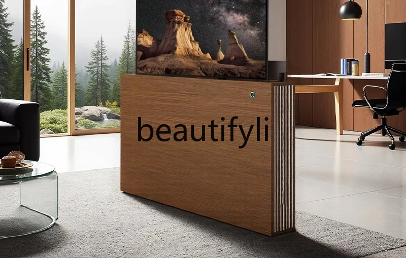 

Invisible smart TV bracket, electric synchronization opens 55-inch 65-inch modern minimalist wind