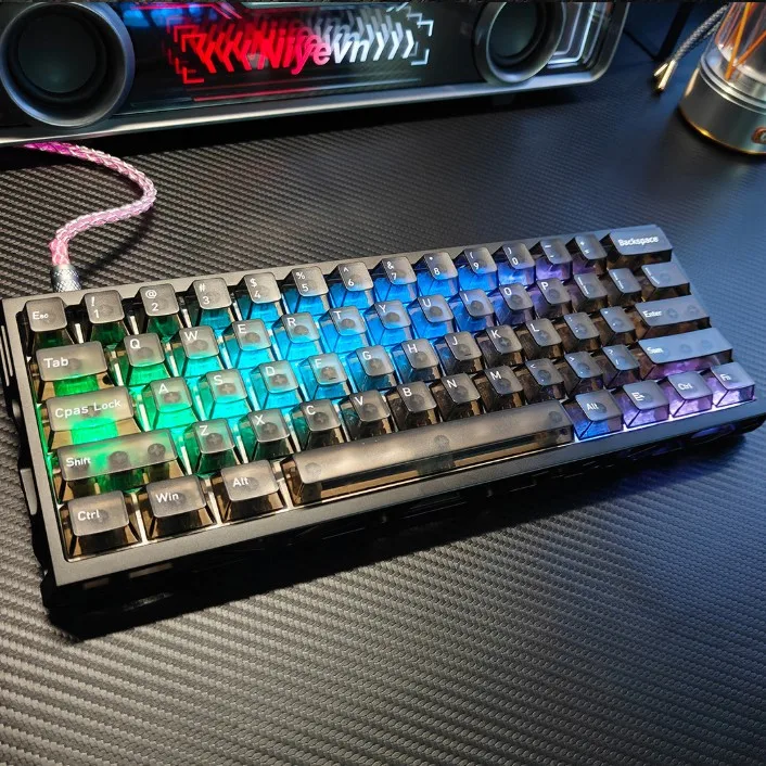 CNC Aluminum Open Frame Magnetic Switch Keyboard Custom High Aesthetic Esports Gaming Keyboard