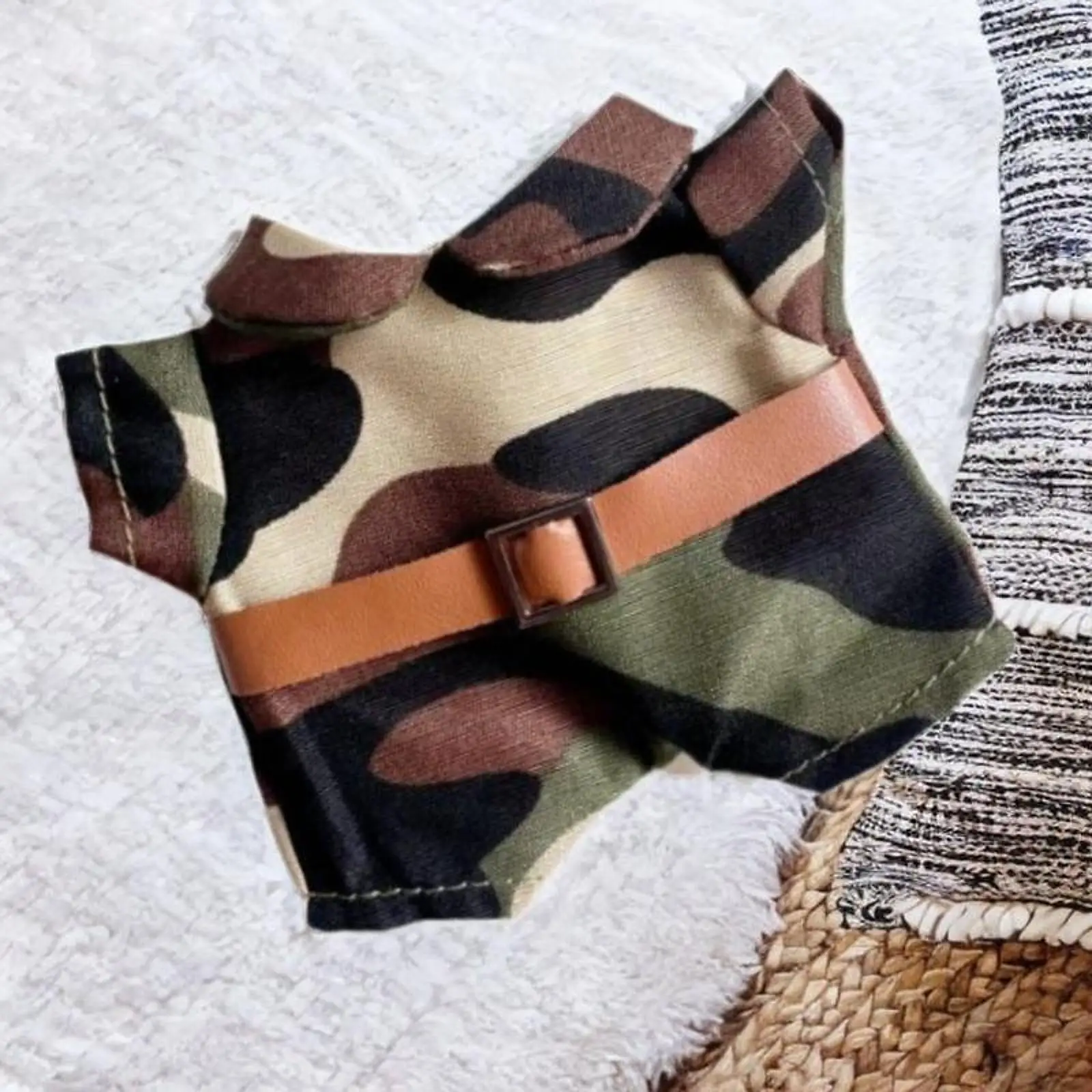 Poppen jumpsuit, handgemaakte kledingaccessoires, miniatuur kledingoutfits voor 15 cm meisjespoppen Thanksgiving-cadeaus, verjaardagscadeaus