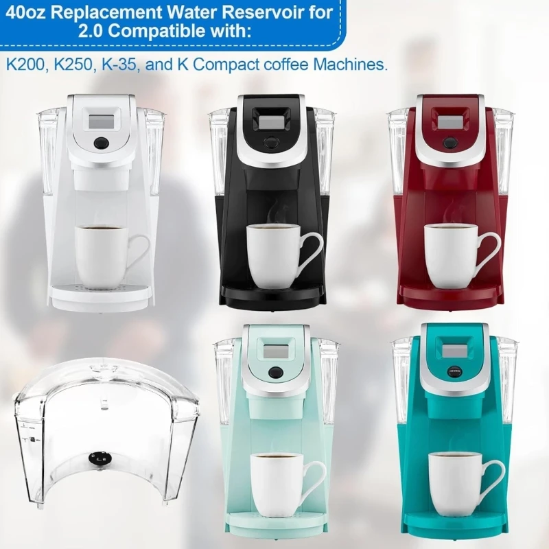 Tanque agua para cafetera, depósito agua, repuestos para cafetera K200 K250, envío directo