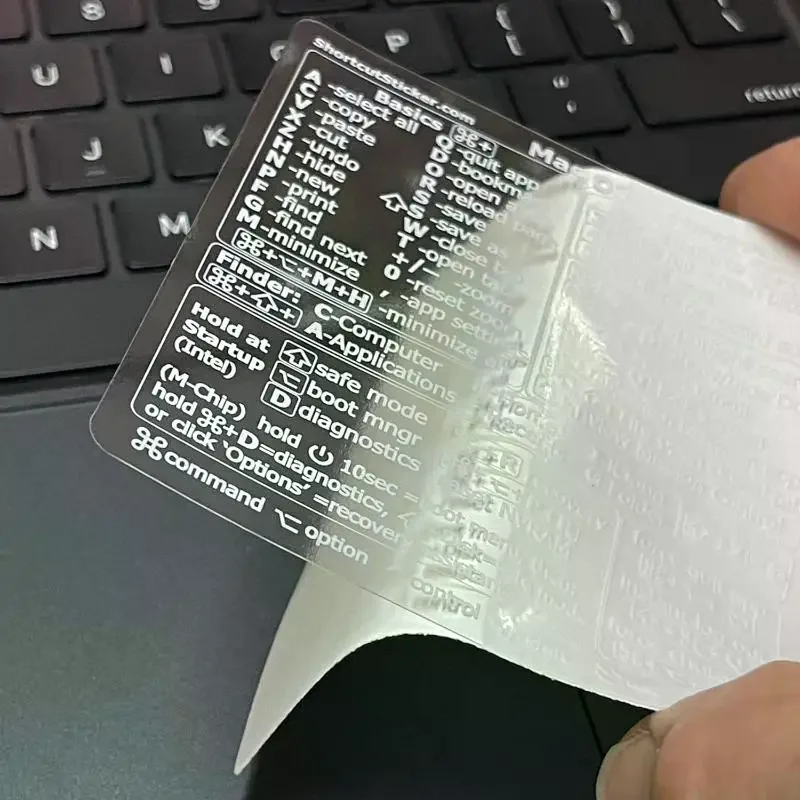 Reference Keyboard Shortcut Sticker For Laptop Computer, Word/EXCEL Practical Computer Decorative Sticker