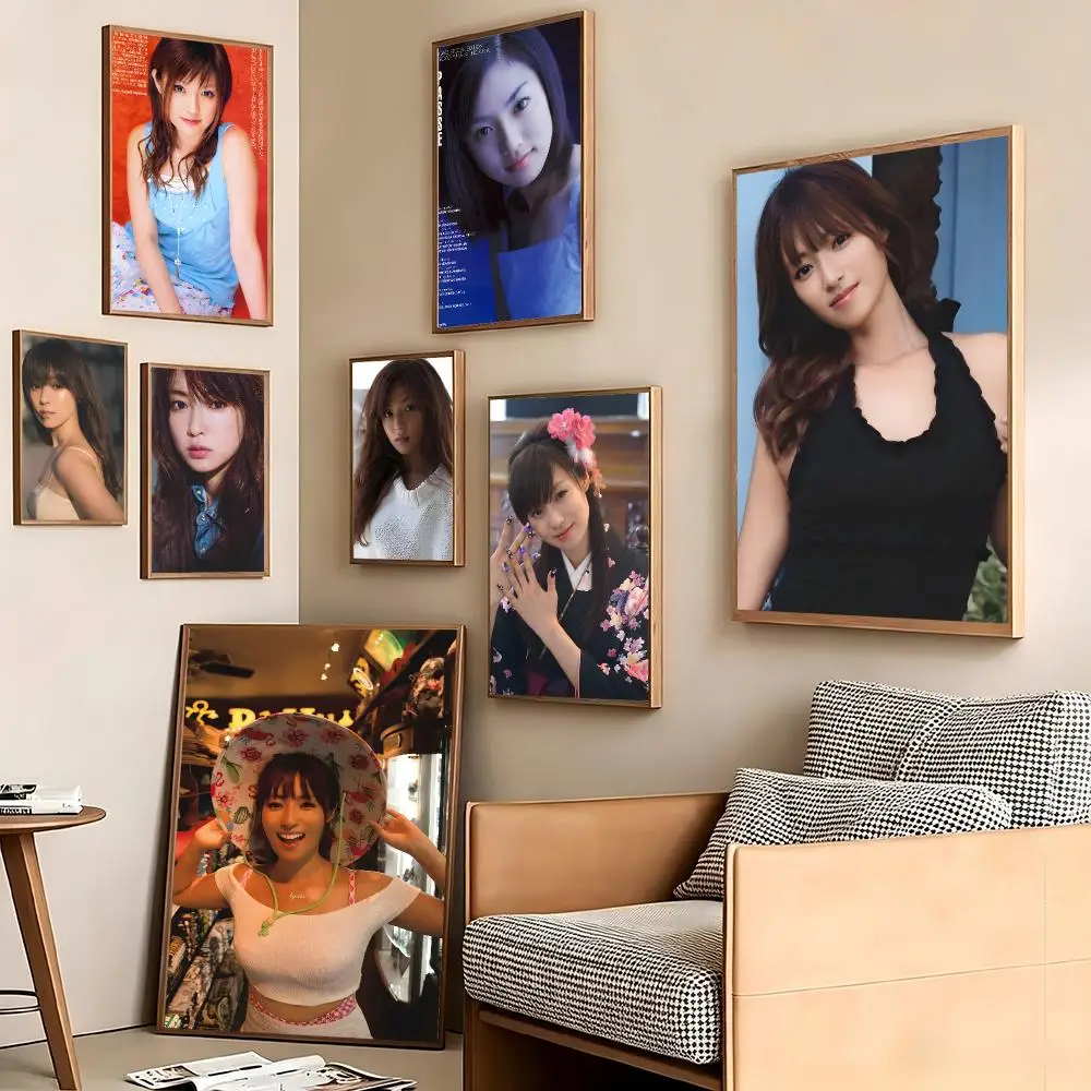 Japanese Actress K-Kyoko Fukada Poster Pegatina artistica HD autoadhesiva impermeable para salon dormitorio