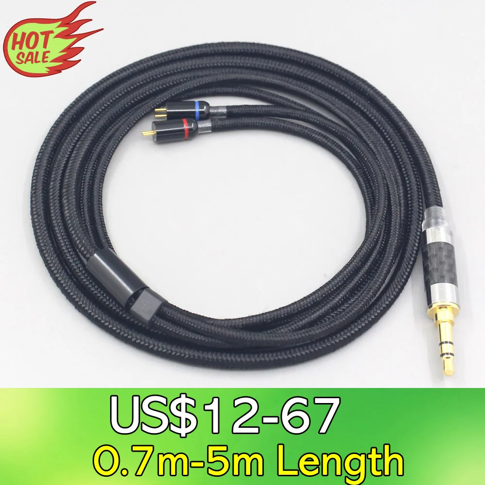 

2.5mm 4.4mm Super Soft Nylon OFC Cable For 0.78mm Flat Step JH Audio JH16 Pro JH11 Pro 5 6 7 BA Custom Earphone LN007519